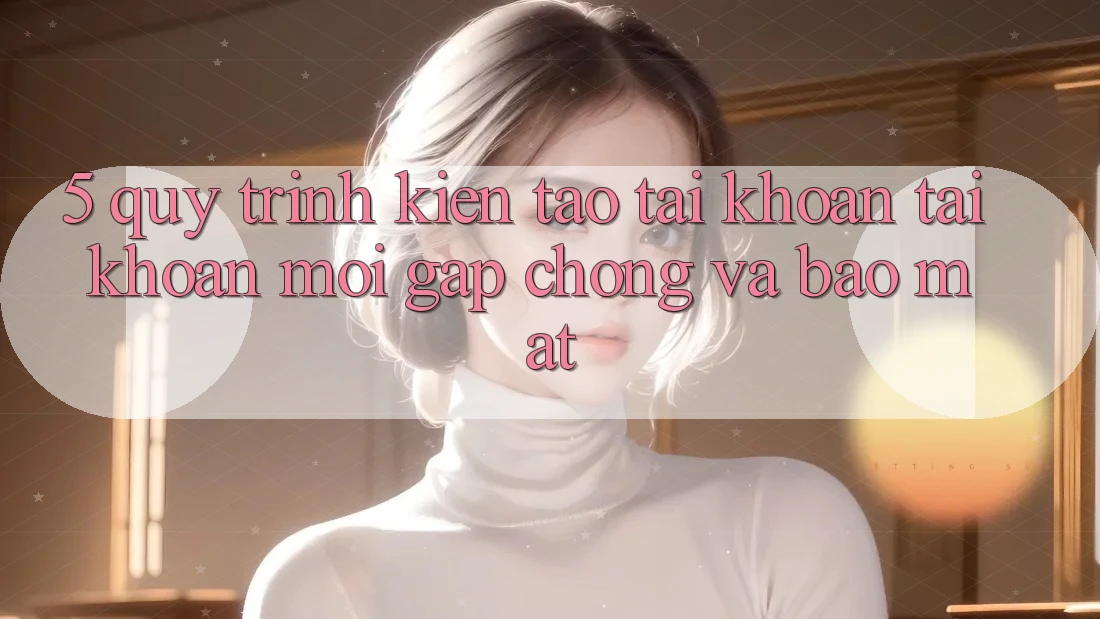 5. Quy Trình Kiến tạo tài khoản Tài Khoản Mới Gấp Chóng và Bảo mật 5. Quy Trình Kiến tạo tài khoản Tài Khoản Mới Gấp Chóng và Bảo mật
