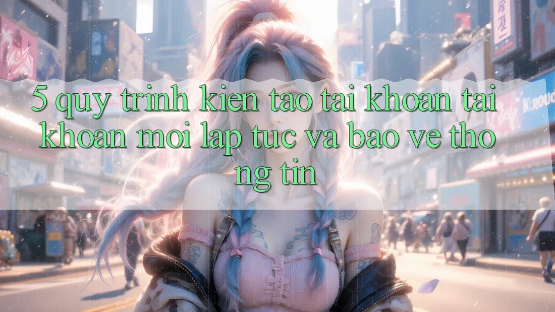 5. Quy Trình Kiến tạo tài khoản Tài Khoản Mới Lập tức và Bảo vệ thông tin