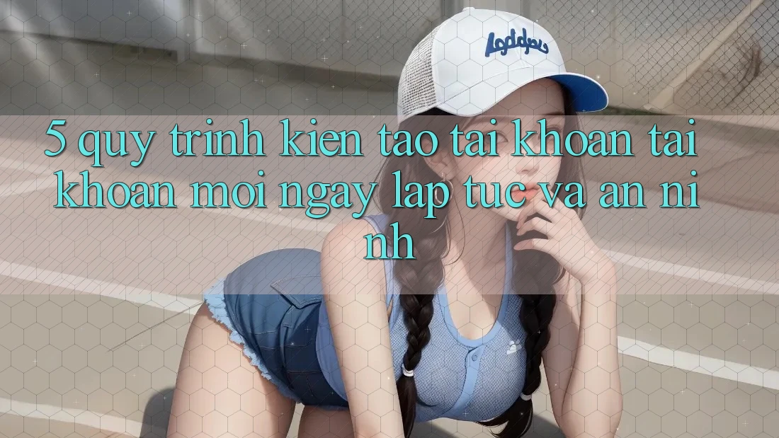 5. Quy Trình Kiến tạo tài khoản Tài Khoản Mới Ngay lập tức và An ninh