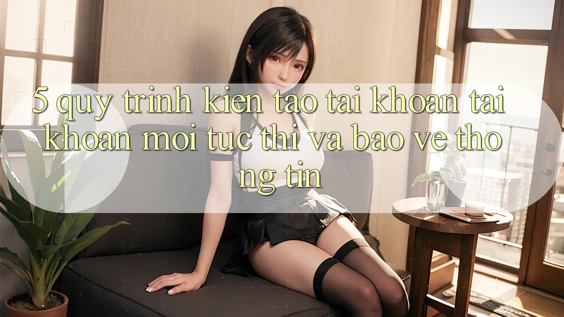 5. Quy Trình Kiến tạo tài khoản Tài Khoản Mới Tức thì và Bảo vệ thông tin 5. Quy Trình Kiến tạo tài khoản Tài Khoản Mới Tức thì và Bảo vệ thông tin