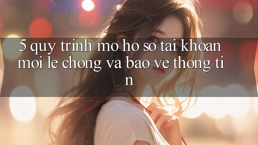 5. Quy Trình Mở hồ sơ Tài Khoản Mới Lẹ Chóng và Bảo vệ thông tin