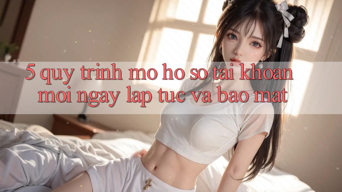 5. Quy Trình Mở hồ sơ Tài Khoản Mới Ngay lập tức và Bảo Mật