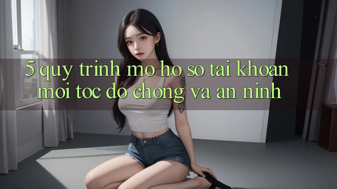 5. Quy Trình Mở hồ sơ Tài Khoản Mới Tốc độ Chóng và An ninh