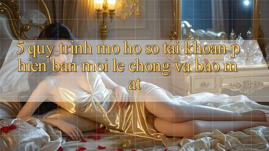 5. Quy Trình Mở hồ sơ Tài Khoản Phiên bản mới Lẹ Chóng và Bảo Mật