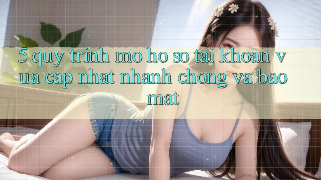 5. Quy Trình Mở hồ sơ Tài Khoản Vừa cập nhật Nhanh Chóng và Bảo Mật 5. Quy Trình Mở hồ sơ Tài Khoản Vừa cập nhật Nhanh Chóng và Bảo Mật