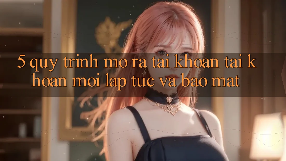 5. Quy Trình Mở ra tài khoản Tài Khoản Mới Lập tức và Bảo Mật