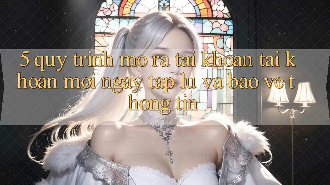5. Quy Trình Mở ra tài khoản Tài Khoản Mới Ngay tắp lự và Bảo vệ thông tin