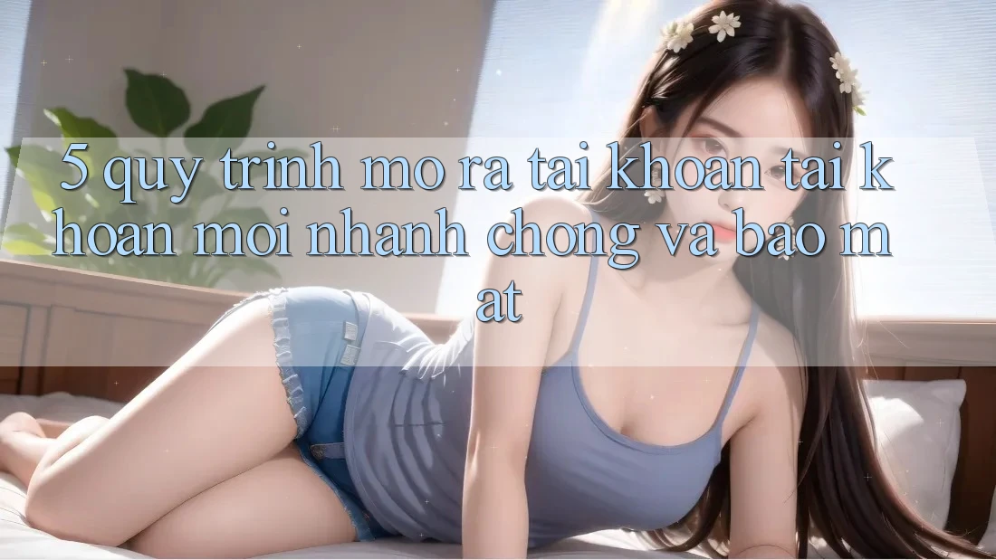 5. Quy Trình Mở ra tài khoản Tài Khoản Mới Nhanh chóng và Bảo mật