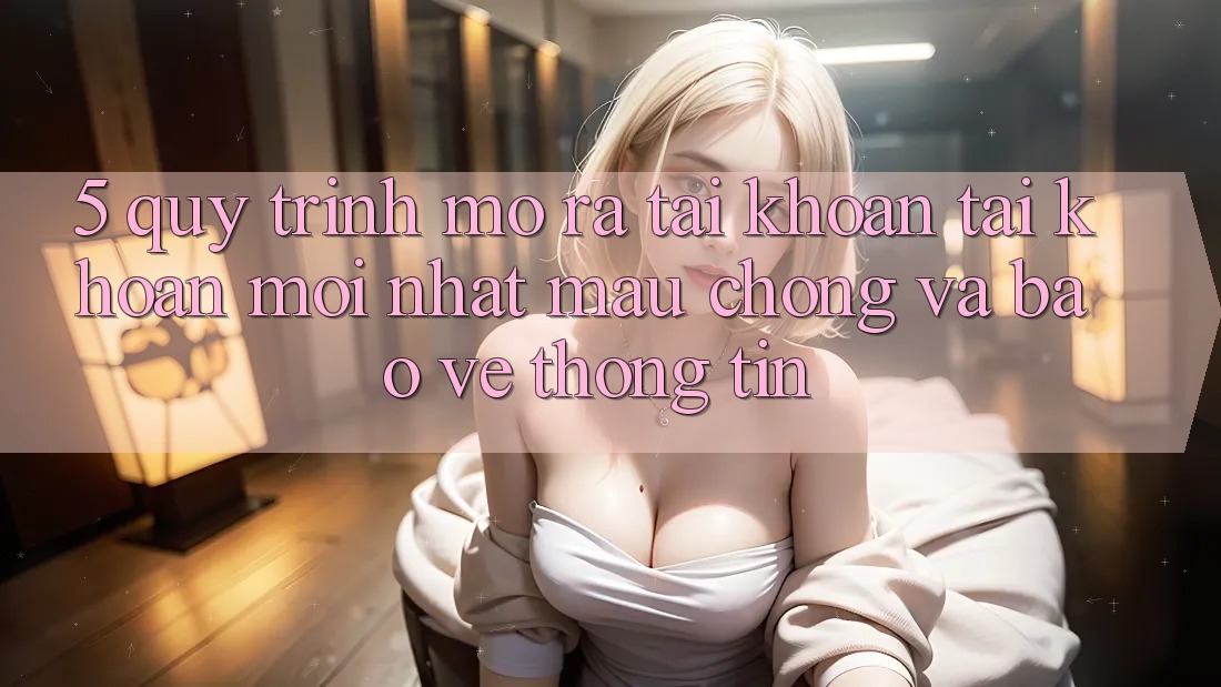 5. Quy Trình Mở ra tài khoản Tài Khoản Mới nhất Mau Chóng và Bảo vệ thông tin