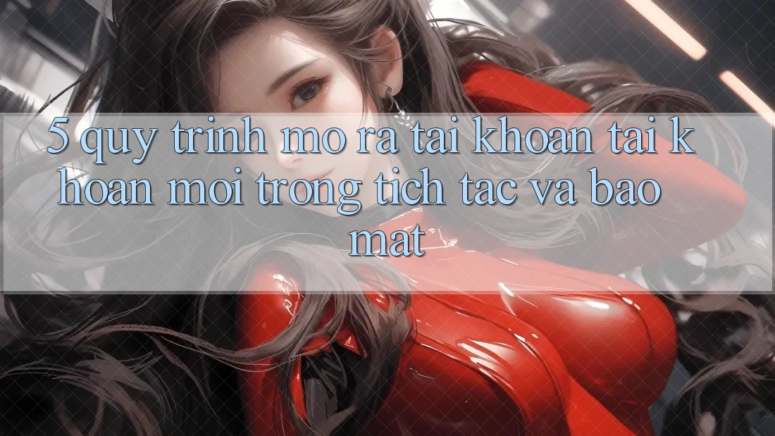 5. Quy Trình Mở ra tài khoản Tài Khoản Mới Trong tích tắc và Bảo Mật 5. Quy Trình Mở ra tài khoản Tài Khoản Mới Trong tích tắc và Bảo Mật