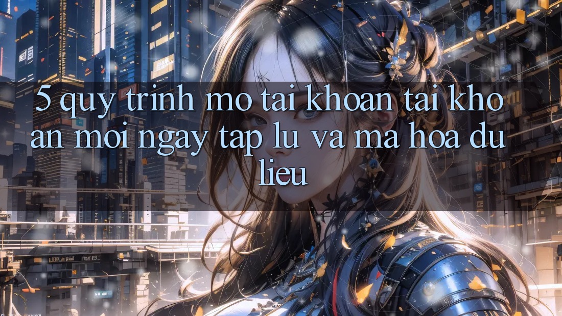 5. Quy Trình Mở tài khoản Tài Khoản Mới Ngay tắp lự và Mã hóa dữ liệu 5. Quy Trình Mở tài khoản Tài Khoản Mới Ngay tắp lự và Mã hóa dữ liệu