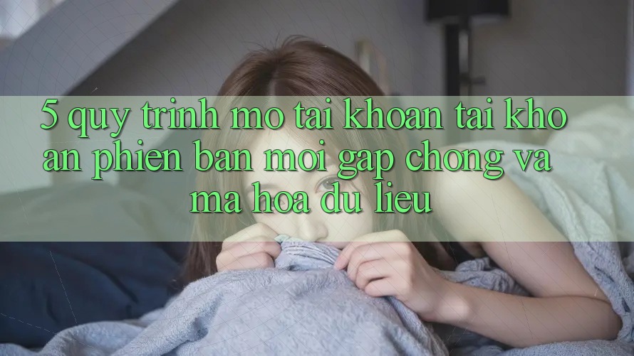 5. Quy Trình Mở tài khoản Tài Khoản Phiên bản mới Gấp Chóng và Mã hóa dữ liệu 5. Quy Trình Mở tài khoản Tài Khoản Phiên bản mới Gấp Chóng và Mã hóa dữ liệu
