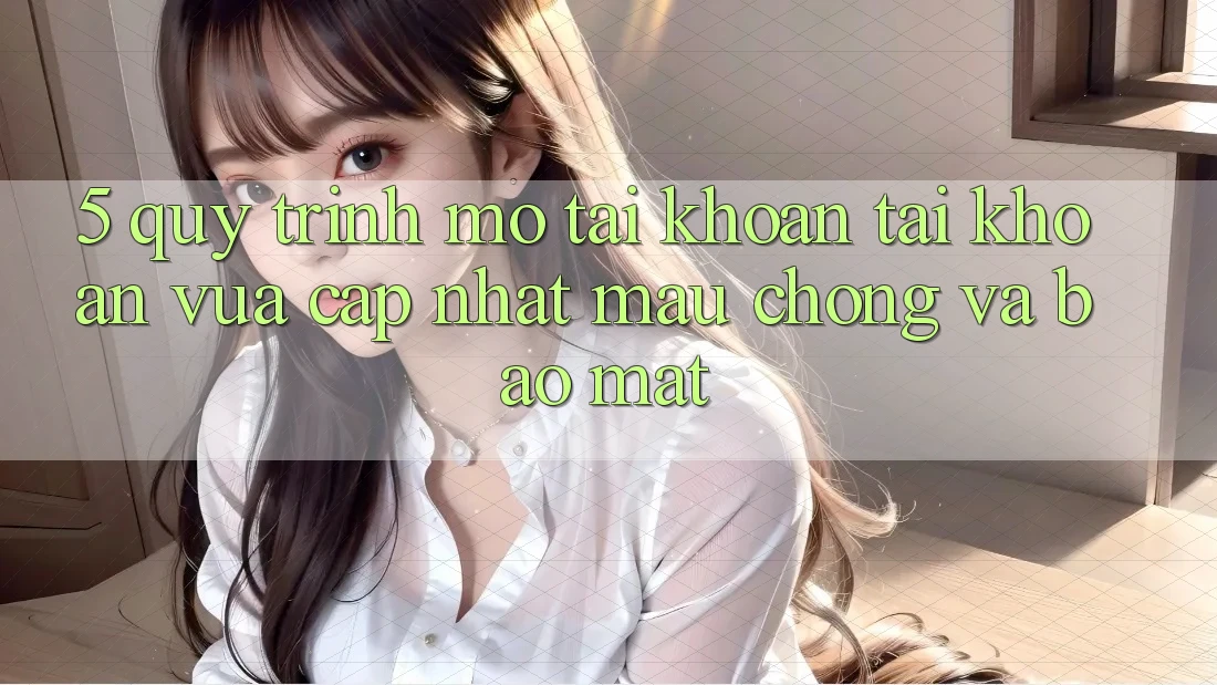 5. Quy Trình Mở tài khoản Tài Khoản Vừa cập nhật Mau Chóng và Bảo Mật 5. Quy Trình Mở tài khoản Tài Khoản Vừa cập nhật Mau Chóng và Bảo Mật
