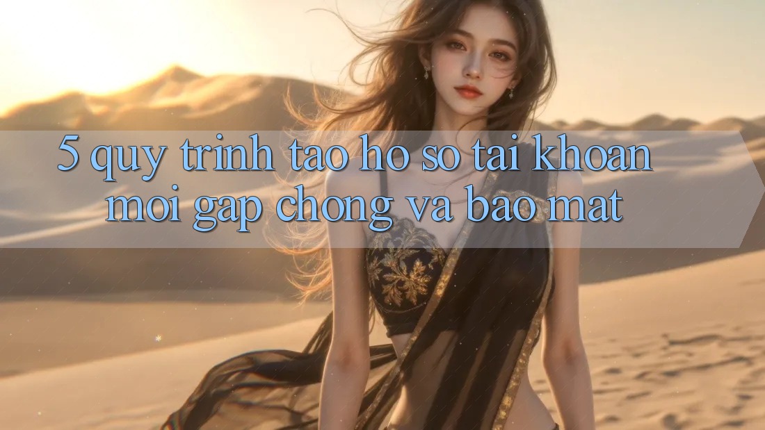 5. Quy Trình Tạo hồ sơ Tài Khoản Mới Gấp Chóng và Bảo Mật