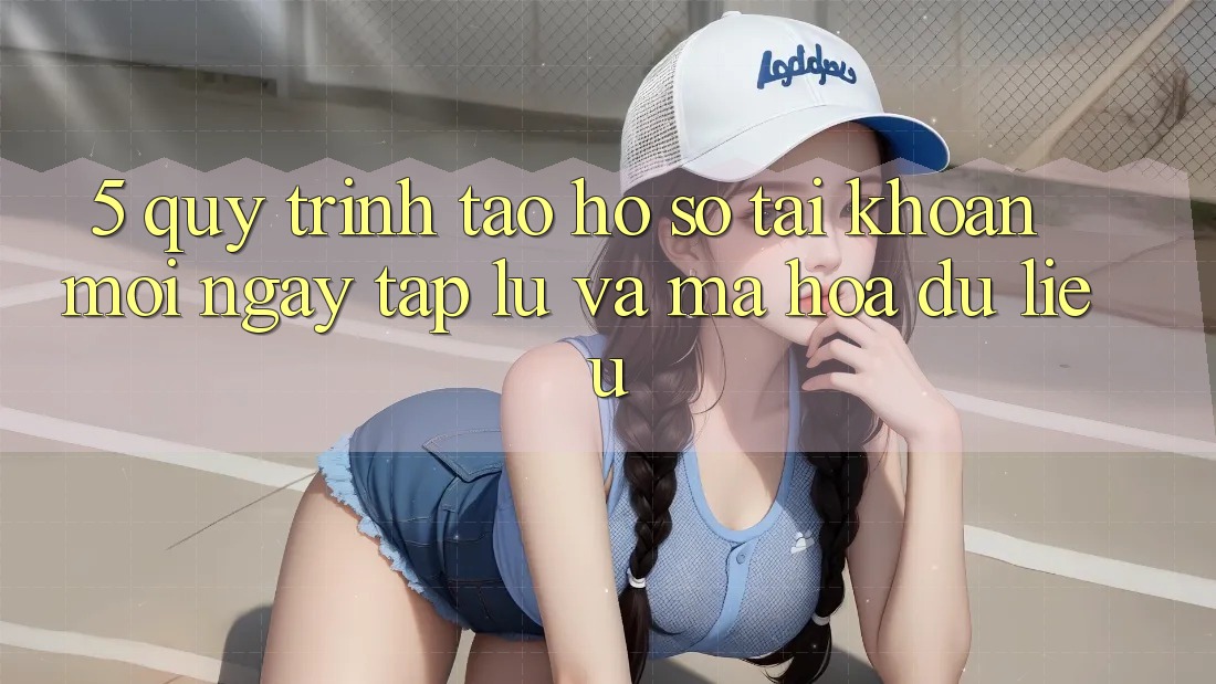5. Quy Trình Tạo hồ sơ Tài Khoản Mới Ngay tắp lự và Mã hóa dữ liệu