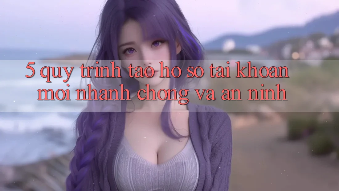 5. Quy Trình Tạo hồ sơ Tài Khoản Mới Nhanh Chóng và An ninh