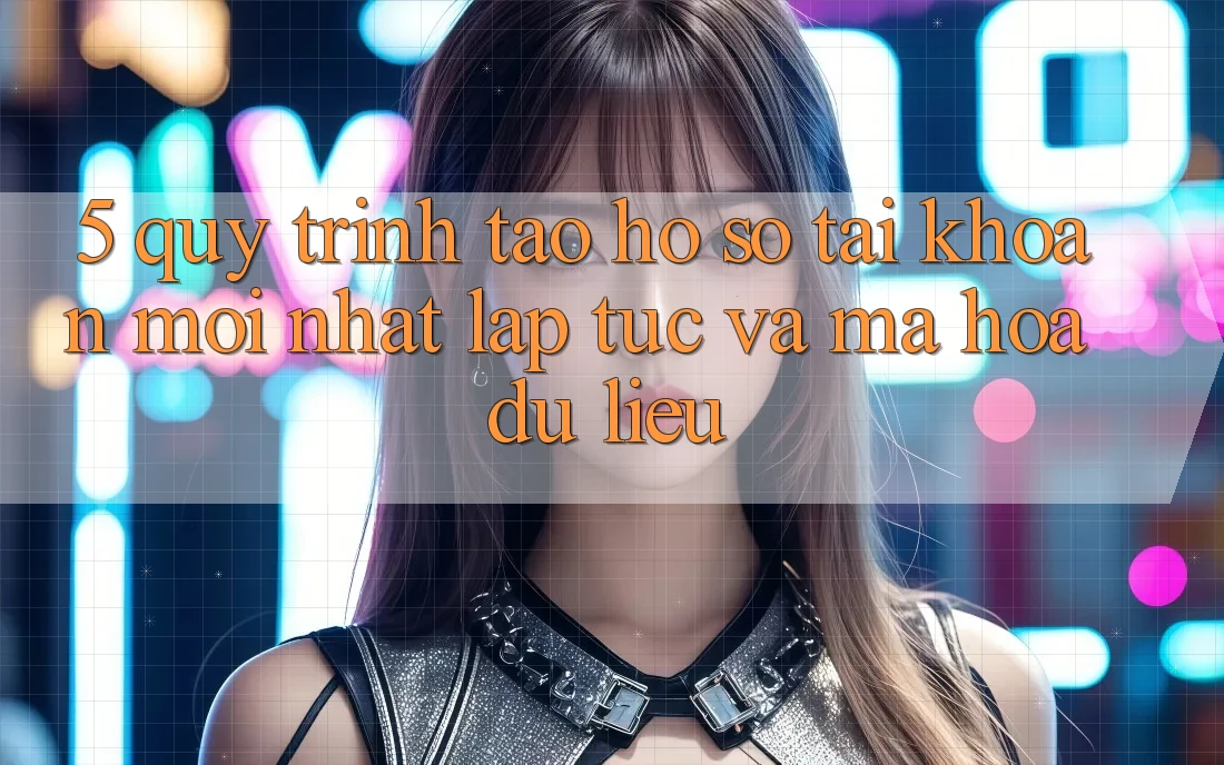 5. Quy Trình Tạo hồ sơ Tài Khoản Mới nhất Lập tức và Mã hóa dữ liệu 5. Quy Trình Tạo hồ sơ Tài Khoản Mới nhất Lập tức và Mã hóa dữ liệu