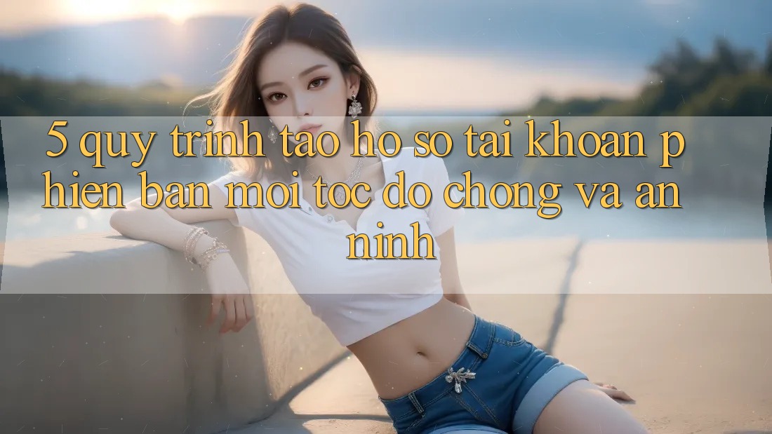 5. Quy Trình Tạo hồ sơ Tài Khoản Phiên bản mới Tốc độ Chóng và An ninh 5. Quy Trình Tạo hồ sơ Tài Khoản Phiên bản mới Tốc độ Chóng và An ninh