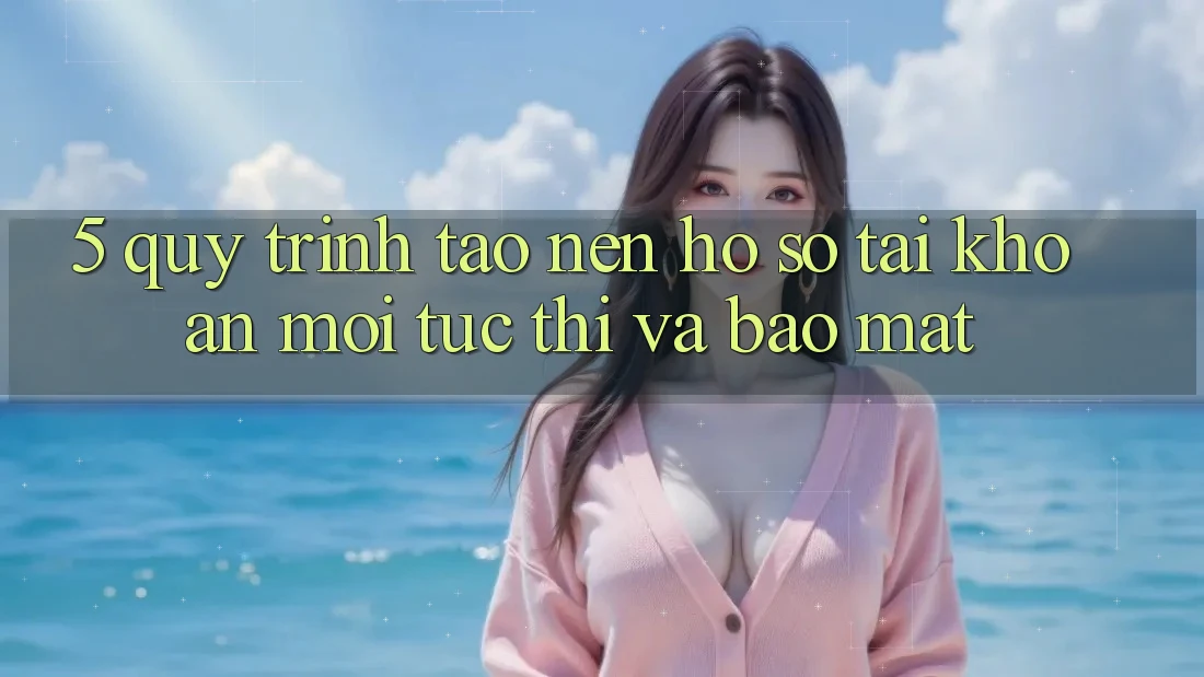 5. Quy Trình Tạo nên hồ sơ Tài Khoản Mới Tức thì và Bảo Mật