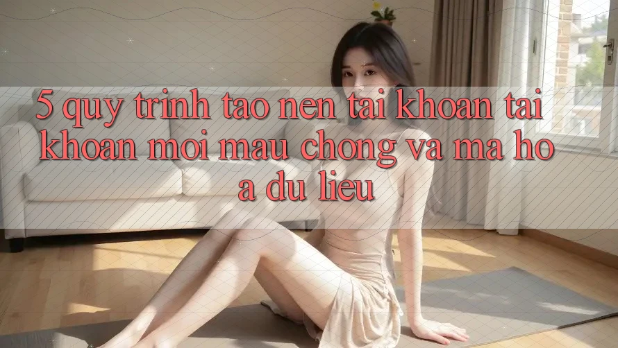 5. Quy Trình Tạo nên tài khoản Tài Khoản Mới Mau Chóng và Mã hóa dữ liệu