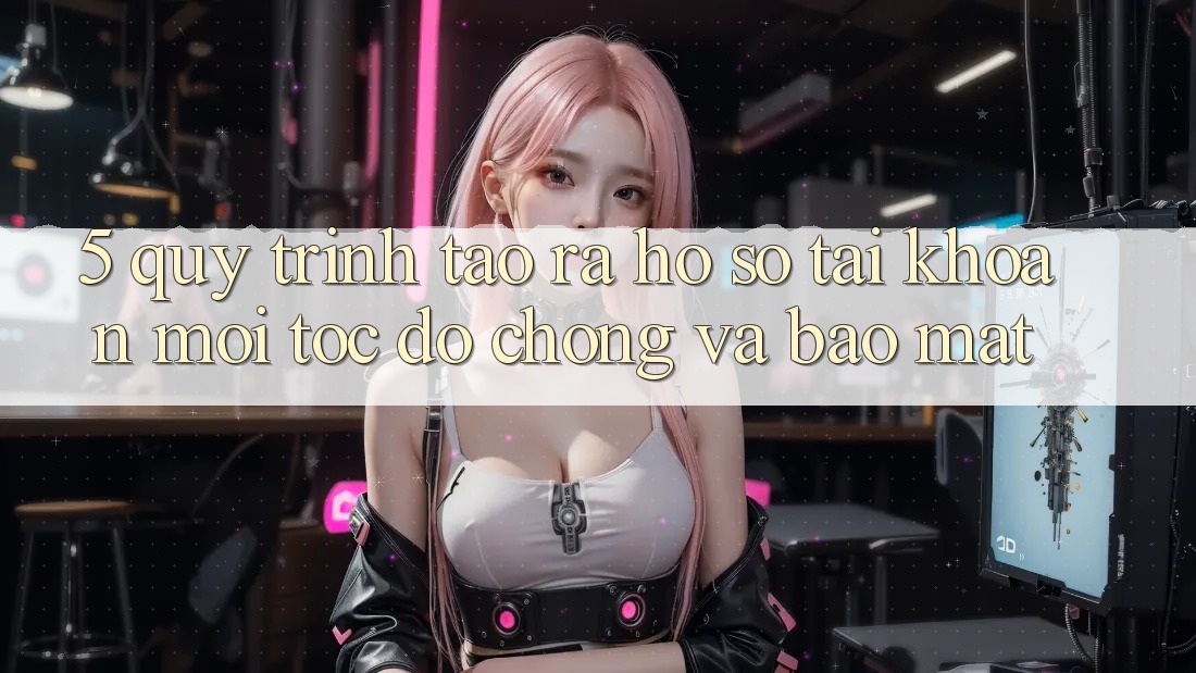 5. Quy Trình Tạo ra hồ sơ Tài Khoản Mới Tốc độ Chóng và Bảo Mật