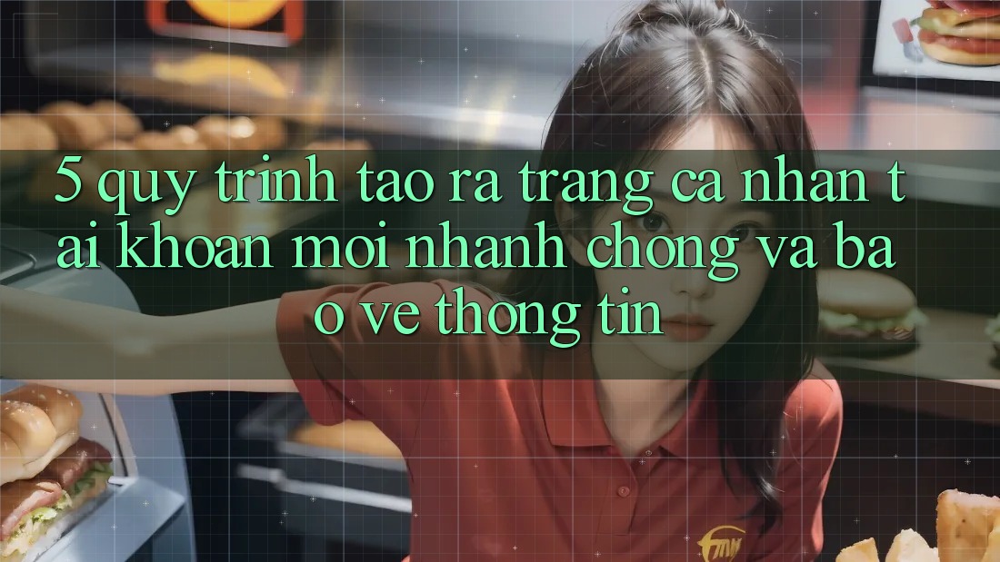 5. Quy Trình Tạo ra trang cá nhân Tài Khoản Mới Nhanh chóng và Bảo vệ thông tin 5. Quy Trình Tạo ra trang cá nhân Tài Khoản Mới Nhanh chóng và Bảo vệ thông tin