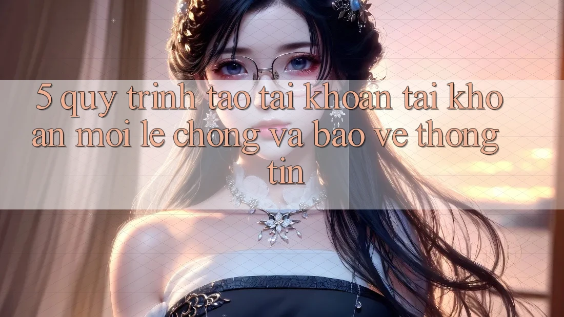 5. Quy Trình Tạo tài khoản Tài Khoản Mới Lẹ Chóng và Bảo vệ thông tin 5. Quy Trình Tạo tài khoản Tài Khoản Mới Lẹ Chóng và Bảo vệ thông tin