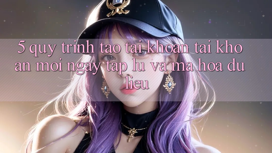 5. Quy Trình Tạo tài khoản Tài Khoản Mới Ngay tắp lự và Mã hóa dữ liệu 5. Quy Trình Tạo tài khoản Tài Khoản Mới Ngay tắp lự và Mã hóa dữ liệu
