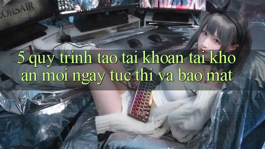 5. Quy Trình Tạo tài khoản Tài Khoản Mới Ngay tức thì và Bảo Mật