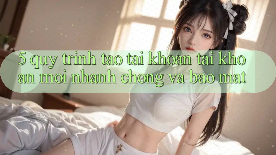 5. Quy Trình Tạo tài khoản Tài Khoản Mới Nhanh chóng và Bảo Mật