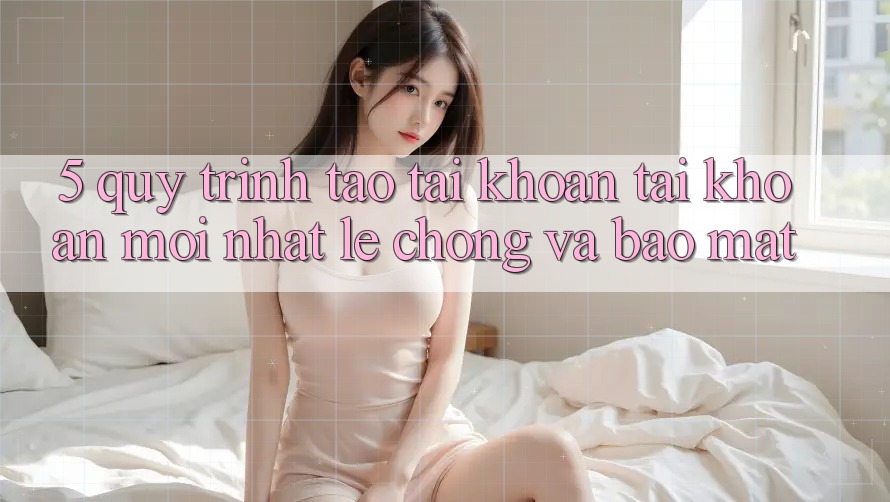 5. Quy Trình Tạo tài khoản Tài Khoản Mới nhất Lẹ Chóng và Bảo Mật