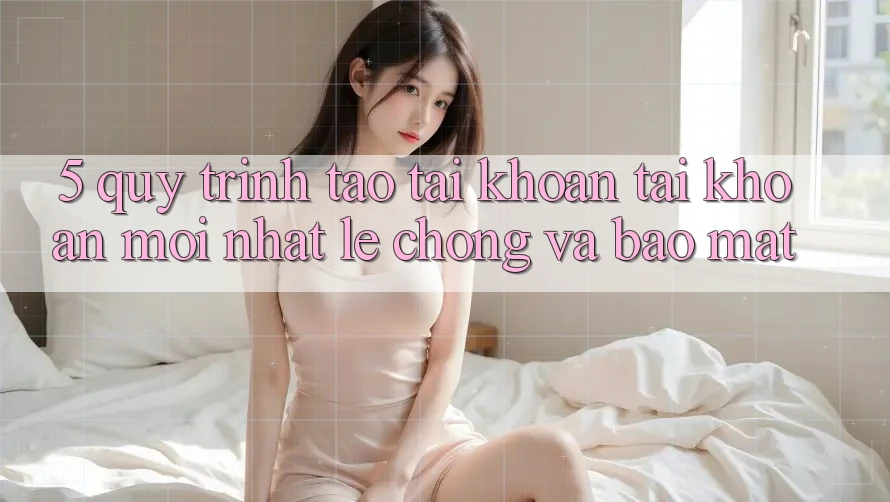 5. Quy Trình Tạo tài khoản Tài Khoản Mới nhất Lẹ Chóng và Bảo Mật