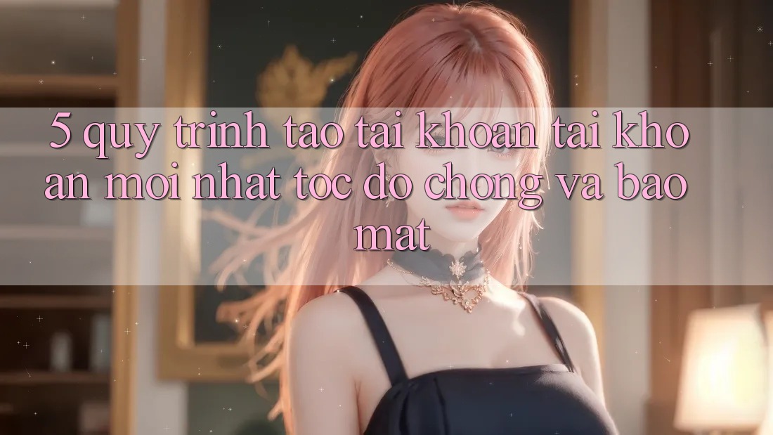 5. Quy Trình Tạo tài khoản Tài Khoản Mới nhất Tốc độ Chóng và Bảo Mật