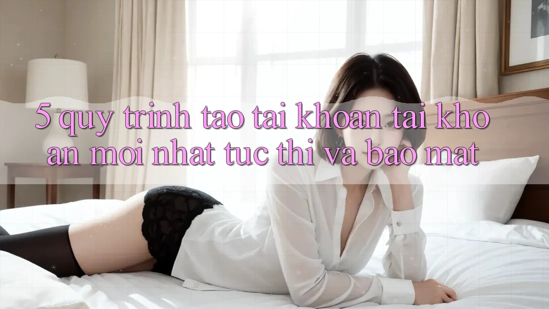 5. Quy Trình Tạo tài khoản Tài Khoản Mới nhất Tức thì và Bảo Mật 5. Quy Trình Tạo tài khoản Tài Khoản Mới nhất Tức thì và Bảo Mật