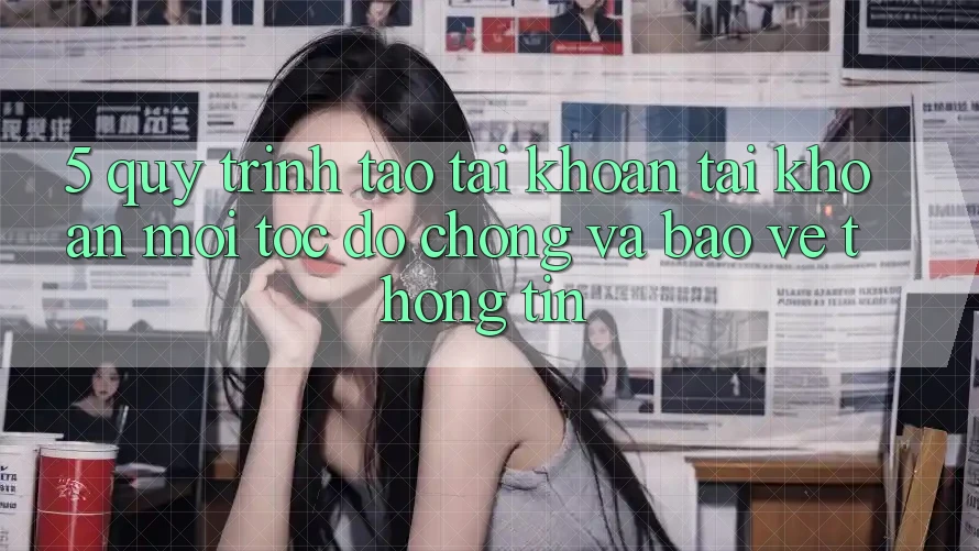 5. Quy Trình Tạo tài khoản Tài Khoản Mới Tốc độ Chóng và Bảo vệ thông tin 5. Quy Trình Tạo tài khoản Tài Khoản Mới Tốc độ Chóng và Bảo vệ thông tin