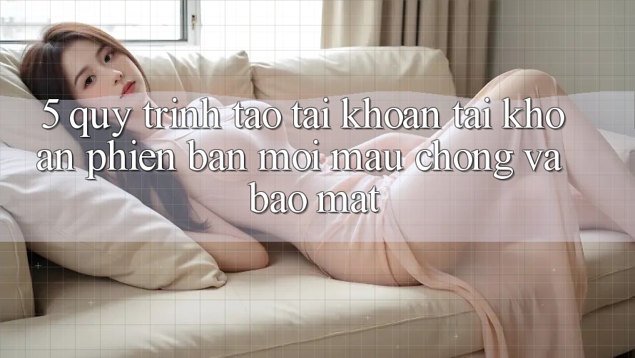 5. Quy Trình Tạo tài khoản Tài Khoản Phiên bản mới Mau chóng và Bảo Mật