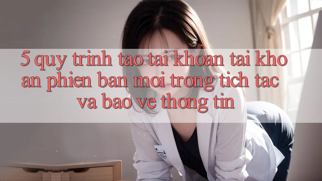 5. Quy Trình Tạo tài khoản Tài Khoản Phiên bản mới Trong tích tắc và Bảo vệ thông tin 5. Quy Trình Tạo tài khoản Tài Khoản Phiên bản mới Trong tích tắc và Bảo vệ thông tin