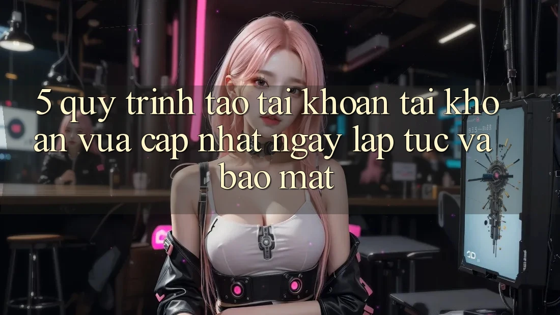 5. Quy Trình Tạo tài khoản Tài Khoản Vừa cập nhật Ngay lập tức và Bảo Mật