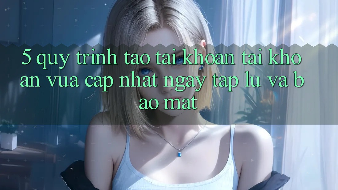 5. Quy Trình Tạo tài khoản Tài Khoản Vừa cập nhật Ngay tắp lự và Bảo Mật 5. Quy Trình Tạo tài khoản Tài Khoản Vừa cập nhật Ngay tắp lự và Bảo Mật