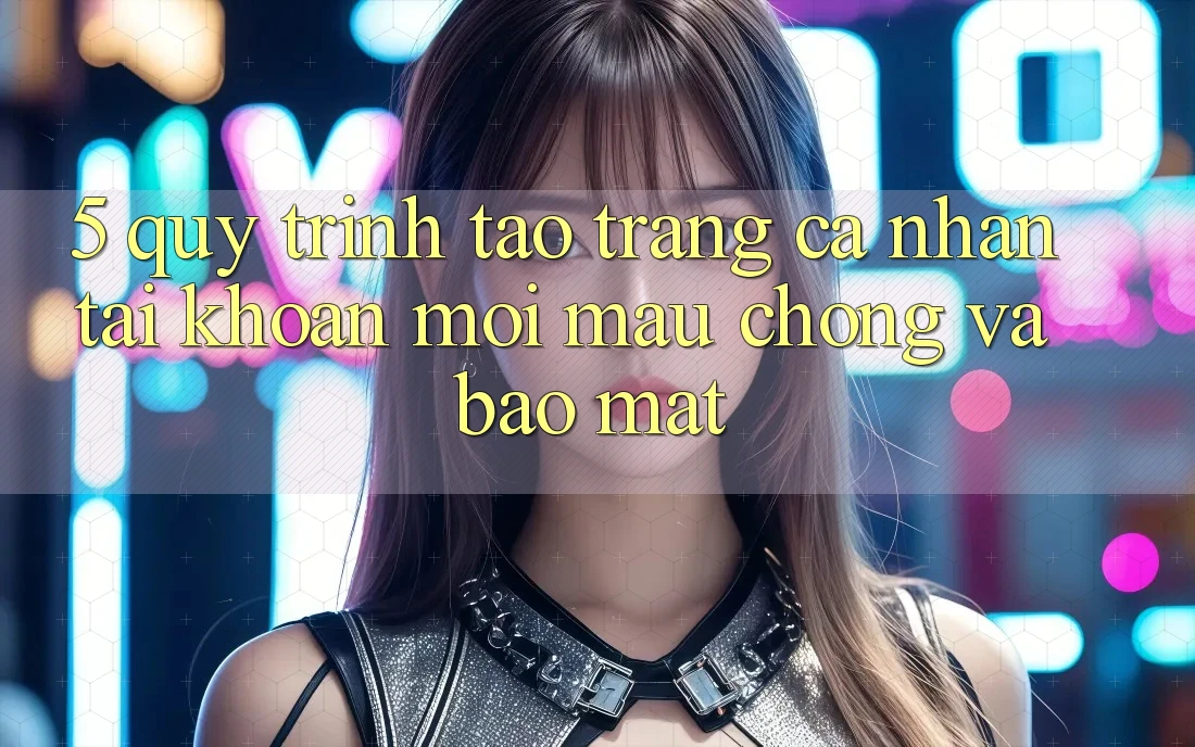 5. Quy Trình Tạo trang cá nhân Tài Khoản Mới Mau Chóng và Bảo Mật 5. Quy Trình Tạo trang cá nhân Tài Khoản Mới Mau Chóng và Bảo Mật