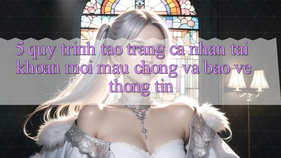 5. Quy Trình Tạo trang cá nhân Tài Khoản Mới Mau chóng và Bảo vệ thông tin 5. Quy Trình Tạo trang cá nhân Tài Khoản Mới Mau chóng và Bảo vệ thông tin