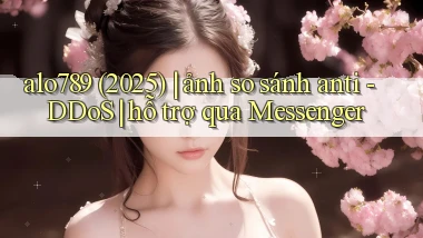 alo789 (2025) ảnh so sánh anti   DDoS hỗ trợ qua Messenger