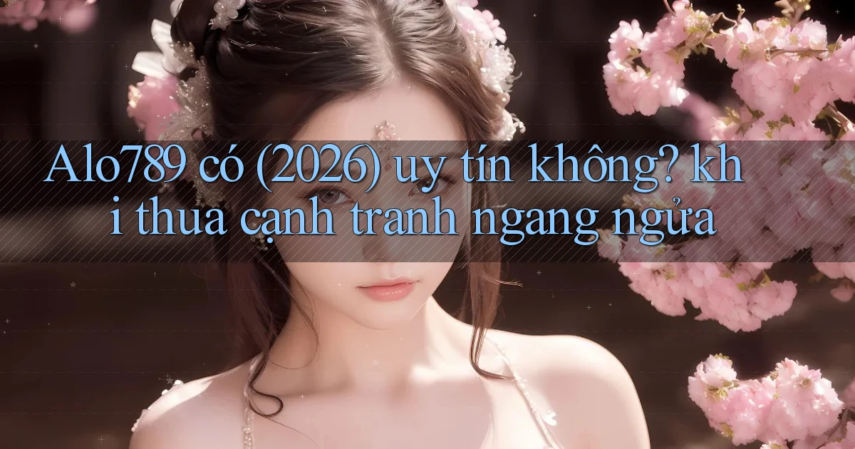 Alo789 có (2026) uy tín không khi thua cạnh tranh ngang ngửa
