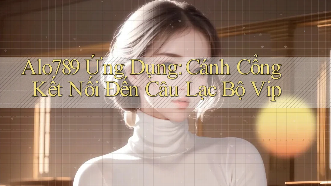 Alo789 Ứng Dụng: Cánh Cổng Kết Nối Đến Câu Lạc Bộ Vip