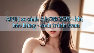 ẢNH so sánh Alo789 2026   khi hào hứng   cách tránh scam