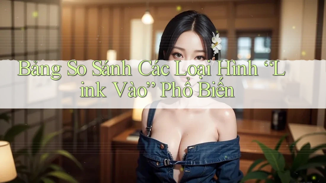 Bảng So Sánh Các Loại Hình “Link Vào” Phổ Biến Bảng So Sánh Các Loại Hình “Link Vào” Phổ Biến