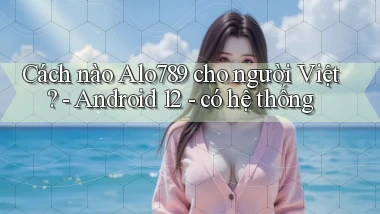 Cách nào Alo789 cho người Việt   Android 12   có hệ thống