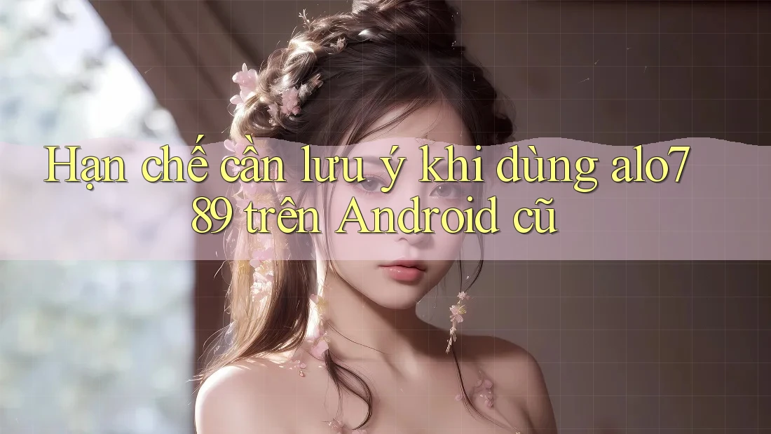 Hạn chế cần lưu ý khi dùng alo789 trên Android cũ Hạn chế cần lưu ý khi dùng alo789 trên Android cũ