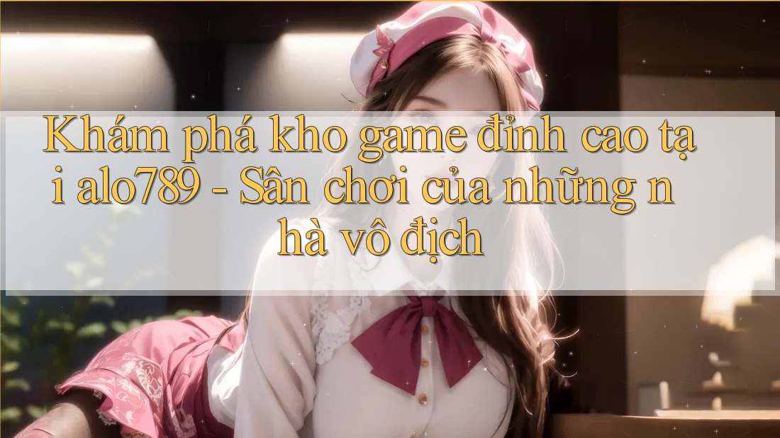 Khám phá kho game đỉnh cao tại alo789 - Sân chơi của những nhà vô địch Khám phá kho game đỉnh cao tại alo789 - Sân chơi của những nhà vô địch