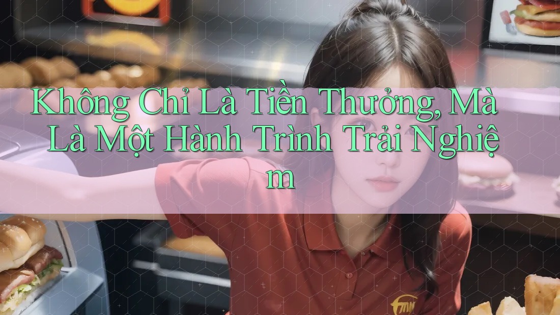 Không Chỉ Là Tiền Thưởng, Mà Là Một Hành Trình Trải Nghiệm Không Chỉ Là Tiền Thưởng, Mà Là Một Hành Trình Trải Nghiệm